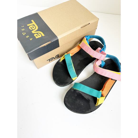 Teva Other - Teva Kids Original Universal Sandal Multi Color Kid 5 Women 7